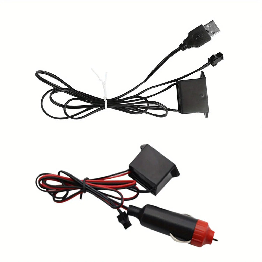 16FT USB-Powered LED Interior Ambient Lighting Kit with Fuse Protection for Enhanced Car Atmosphere