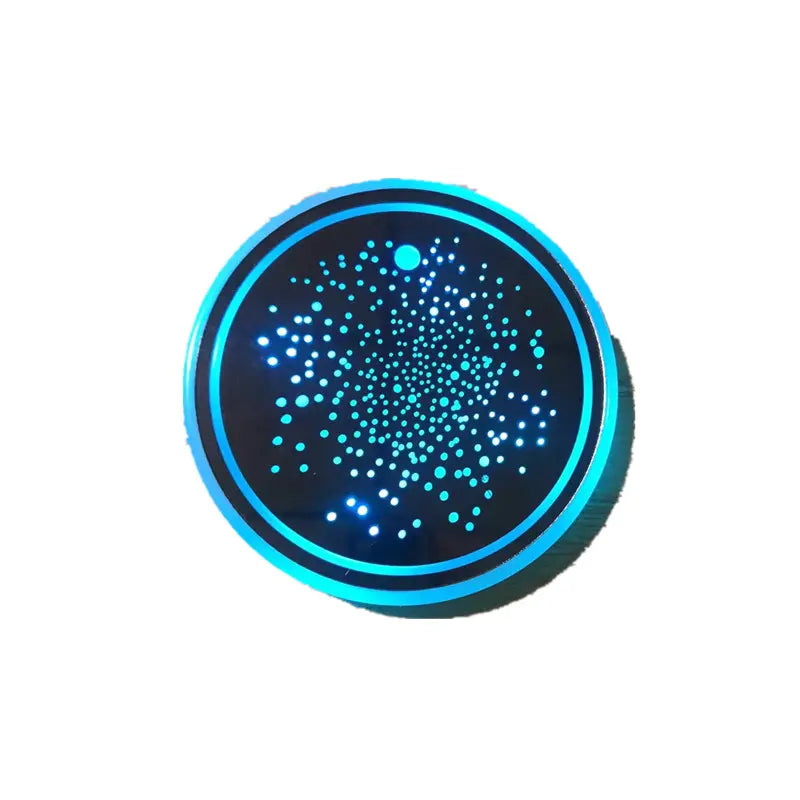 LED Cup Holder Lights for Cars - Rechargeable Color-Changing Coaster Inserts (1, 2, or 4 Pack) - Stylish Vehicle Accessories for Teens
