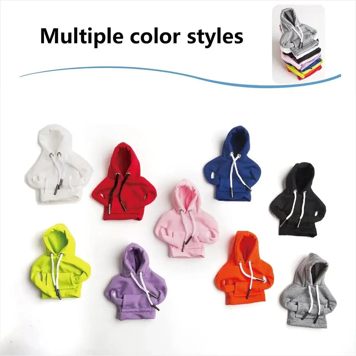Hoodie-Style Car Gear Shifter Cover - Cute Mini Automotive Interior Accessory