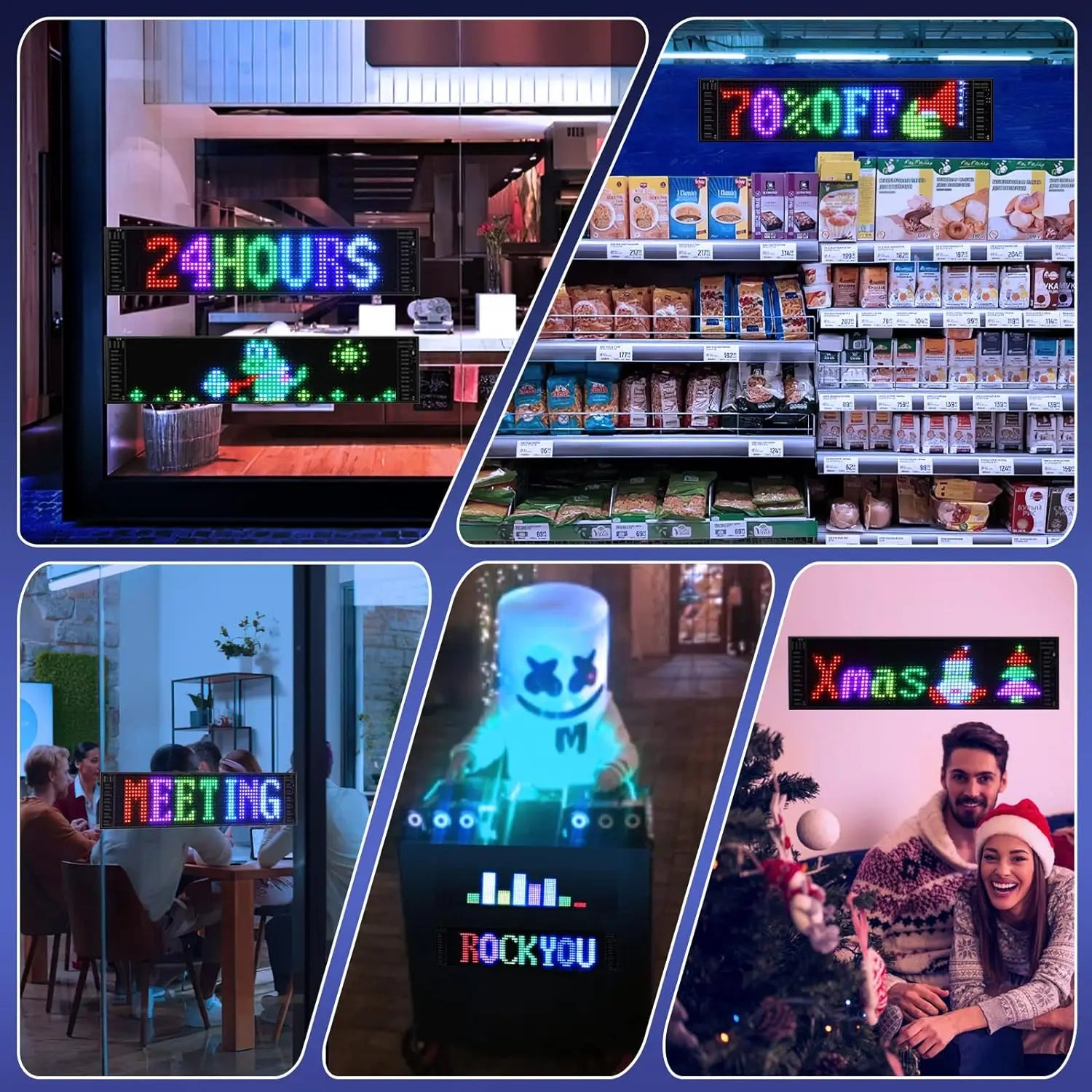 Nfutreon Programmable LED Eyes for Car Windshield - Bluetooth App Control with Pre-Made Animations and Customizable Text - Ideal for Father's Day and Black Friday Gifts