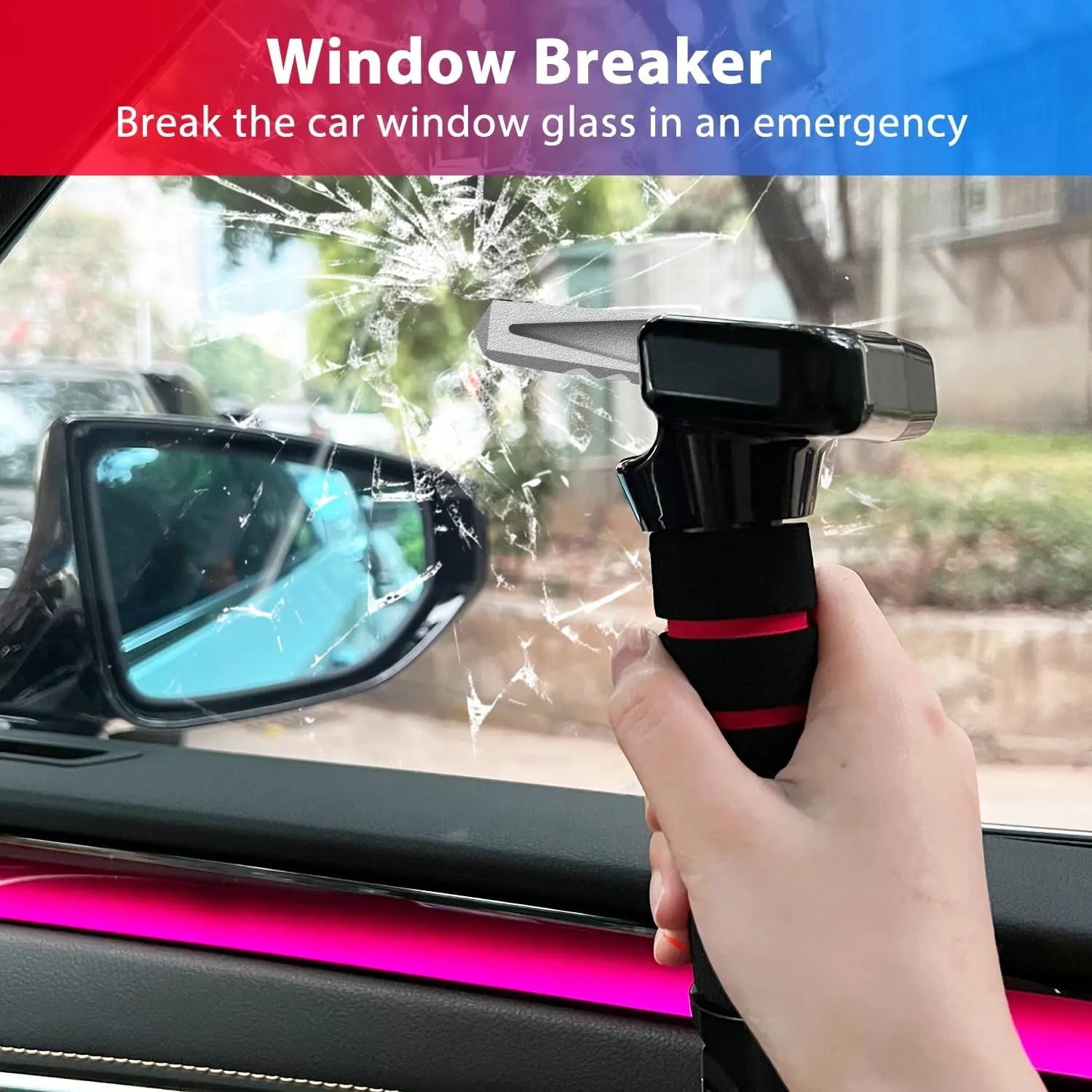 Elderly Assistance Car Door Handle Kit - 3-in-1 Multifunctional Grip for Easy Entry and Exit