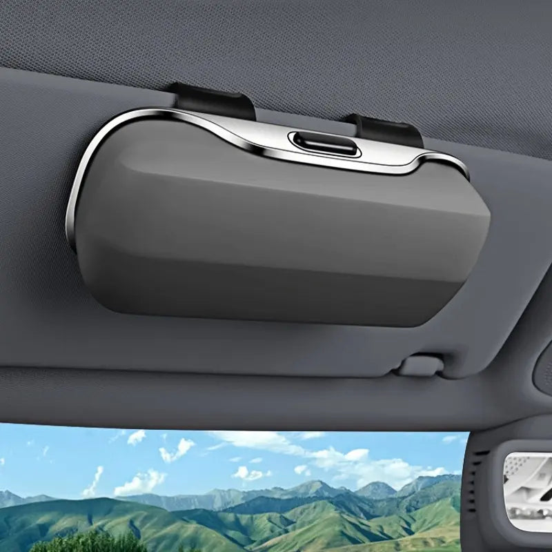Universal Car Sun Visor Organizer: Multi-Functional Sunglasses and Eyeglass Holder for Interior Protection and Organization